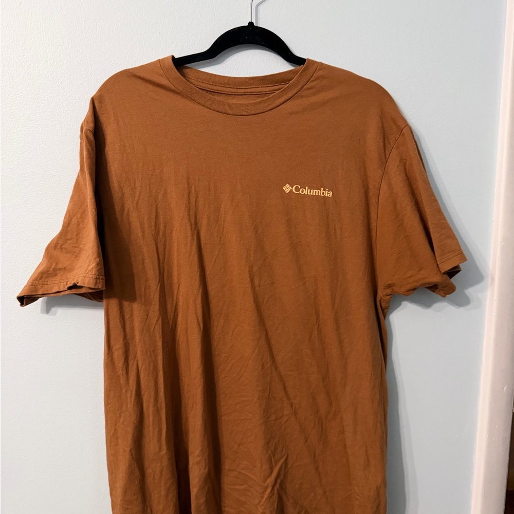 Columbia Men's Tan Short Sleeve Tee